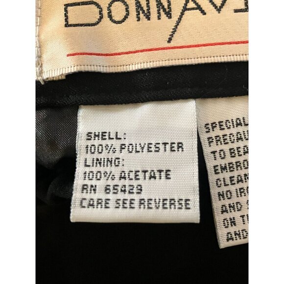 NWT Vintage Donna Vinci Skirt 8 Maxi Ostrich Feather Goth Witch Evening Cocktail - Picture 11 of 12